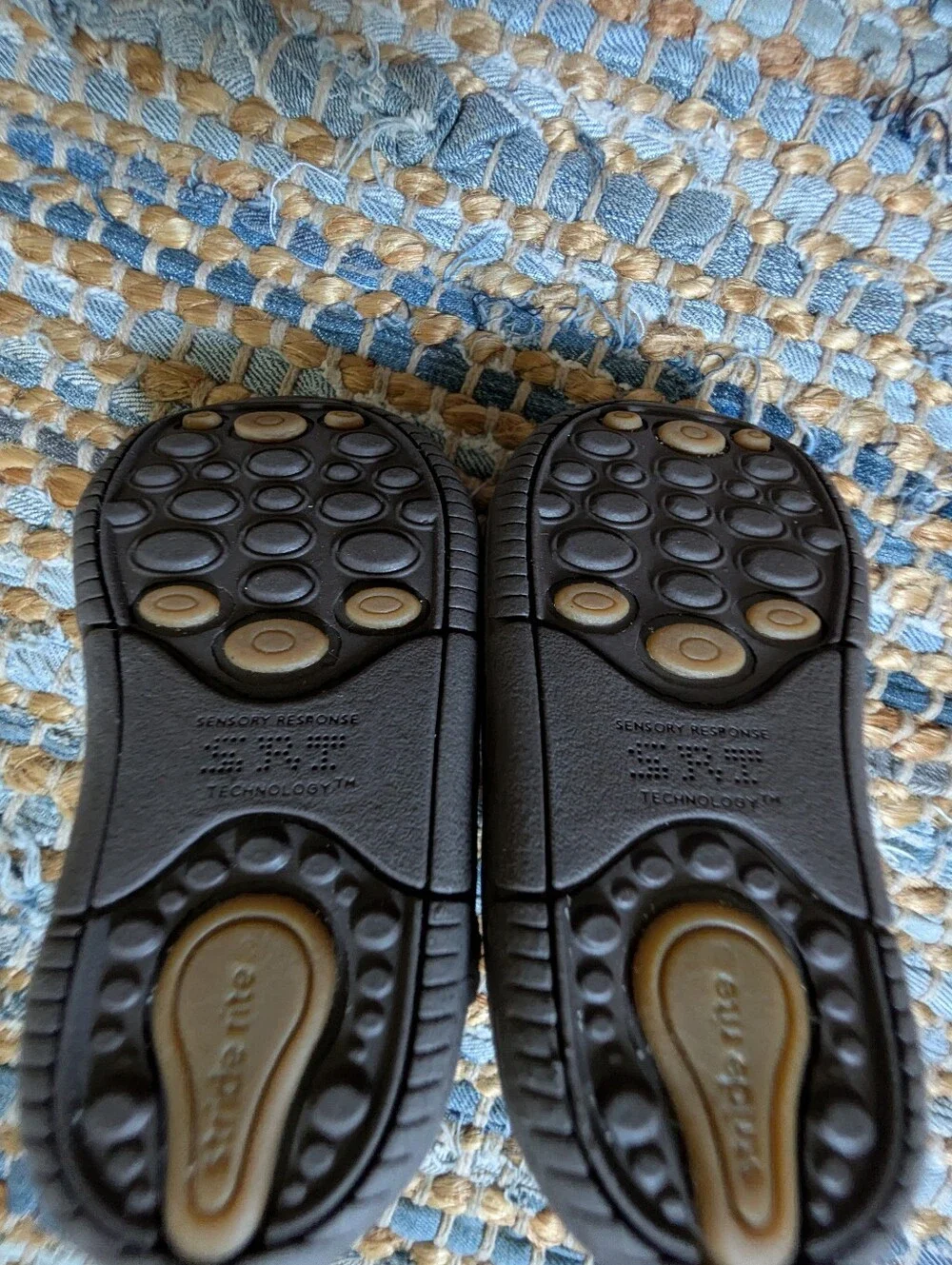 NWT Stride Rite Elliott Trainer First Walking Shoes 3M Brown Leather Preppy Norm